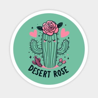 Bloom in the Arid: Desert Rose Magnet